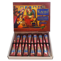 Cône de henné Kaveri par Boite de 12 cônes - 7