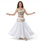 Tenue danse orientale blanche satinée - 1