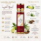 Notes olfactives de la brume parfumée Laxuria Royale 100 ml aux agrumes bergamote musc blanc aloe vera jasmin et oud subtil