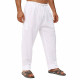 Pantalon sous qamis homme blanc