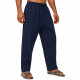 Pantalon sous qamis homme bleu marine