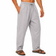 Pantalon sous qamis homme gris clair