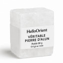 Pierre d’Alun brute 60 g – Lingot 4,5×2 cm – Sans parfum – Peaux sensibles