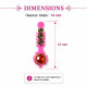 Assortiment de 6 bindis autocollants indiens modèles variables