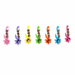 Lot de 7 bindis autocollants indiens mini format