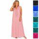 Djellaba femme sans manches disponible en plusieurs coloris avec broderie ton sur ton