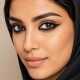 Maquillage réalisé avec le khôl noir naturel Khojati pour intensifier le regard selon la tradition orientale