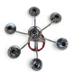 Shamadan danse orientale 7 chandeliers – Modèle avec défauts visibles – Artisanat égyptien - 7