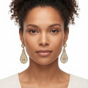 Boucles d'oreilles arabes dorées