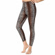 Legging léopard marron pour cours de danse orientale femme