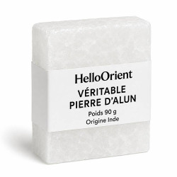 Pierre d’alun brute naturelle 90 g HelloOrient