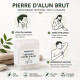 Pierre d’Alun brute 60 g – Lingot 6,5×4.5 cm – Sans parfum – Peaux sensibles - 5