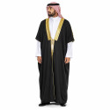 Bisht saoudien noir et doré