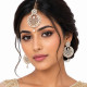 Parure bijoux indiens Tikka + boucles d'oreilles 