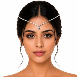 Bijou de front strass indien - 1