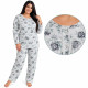Ensemble 2 pièces Pyjama Femme fleuri - 3