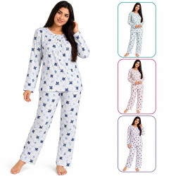 Pyjama femme robe de nuit disponible en 4 coloris