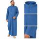 Djellaba homme col mao DAFFAH bleu