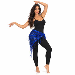 Tenue d'entraînement danse orientale femme avec legging long vue de face