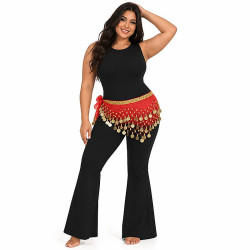 Tenue de cours danse orientale femme avec pantalon fluide