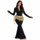 Tenue d'entraînement danse orientale manches longues avec haut zippé