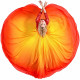 Jupe de danse grande ampleur couleur feu - 1
