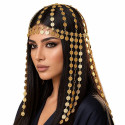 Bijou de tête indien à sequins dorés