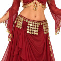 Ceinture de danse orientale égyptienne motif carré