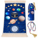 Kit tapis de prière enfant avec tasbih et housse