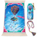 Kit tapis de prière fille avec tasbih et housse