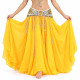 Ceinture de danse orientale satin orientale doré / argenté - 1