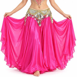 Ceinture de danse orientale perlée couleur argent - 1