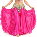 Ceinture de danse orientale perlée couleur argent