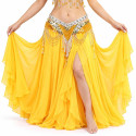 Ceinture de danse orientale perlée couleur or