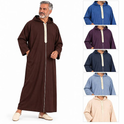 Djellaba marocaine à capuche pour Homme