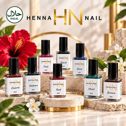 Coloration pour les ongles Henna Nail, collection de teintes