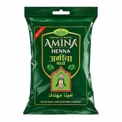 Sachet de henné naturel en poudre Amina 250 g face avant