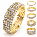 Bracelet strass doré