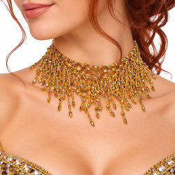 Collier élastique doré - 1