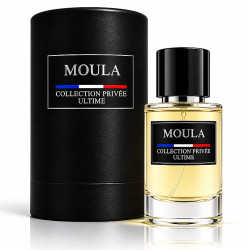 Parfum Moula Collection Privée Ultime 50 ml avec flacon vaporisateur et étui