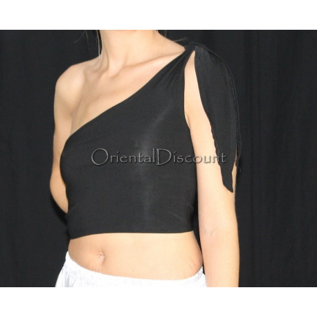 Top de danse orientale noir