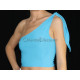 Top de danse orientale turquoise