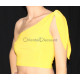 Top de danse orientale jaune