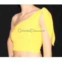 Top de danse orientale jaune