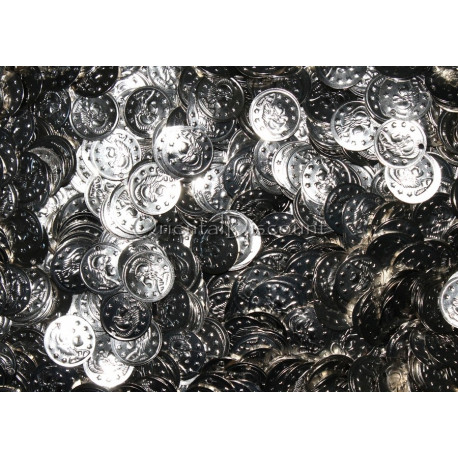 Lot de 100 sequins argentés