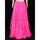 Jupe ado de danse orientale fuschia