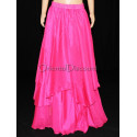 Jupe ado de danse orientale fuschia