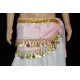 Ceinture enfant de danse orientale rose clair