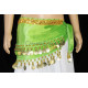 Ceinture enfant de danse orientale vert