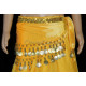 Ceinture enfant de danse orientale jaune